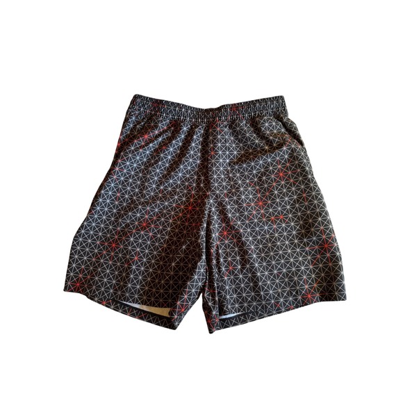 Lululemon Other - Lululemon Pace Breaker Linerless Shorts Mens Medium Black Orange Geometric 7"